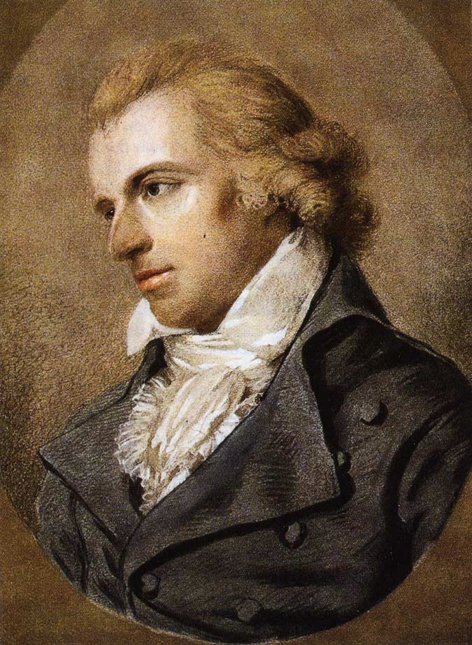 Schiller, porträtiert von Ludovike Simanowiz 1794