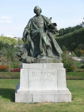 Buffon Denkmal im Jardin des Plantes Paris Foto Brandt