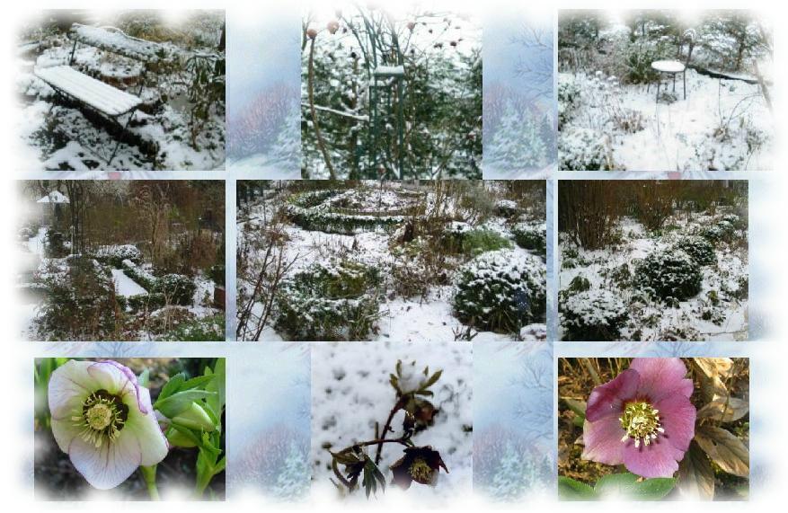 Überblick Winter - Fotomontage