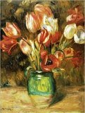 Renoir Tulips in a Vase